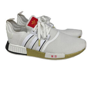 Men's Adidas Original NMD_R 'United By Sneakers-Tokyo' White/Black/Gold-11
